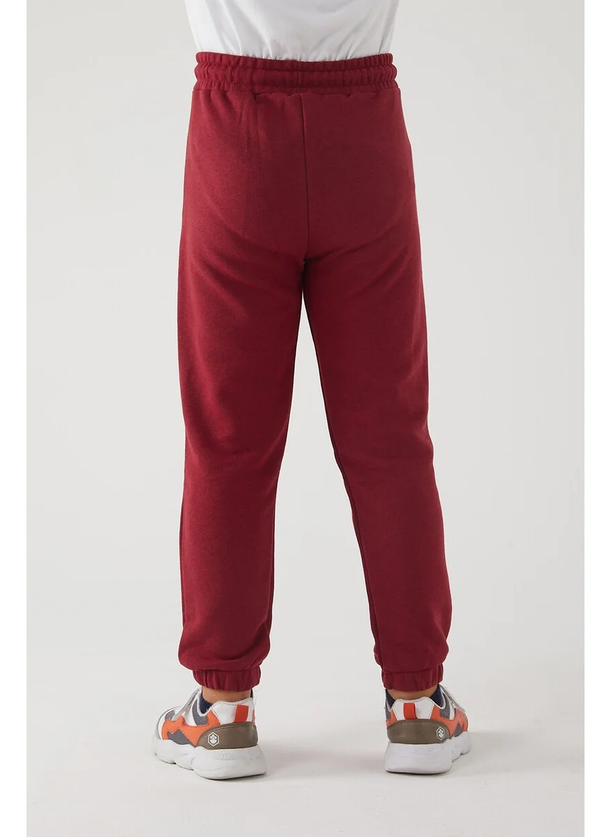 توينتي3 Boy 3 Thread Pocket Printed Sweatpants with Elastic Waist and Legs