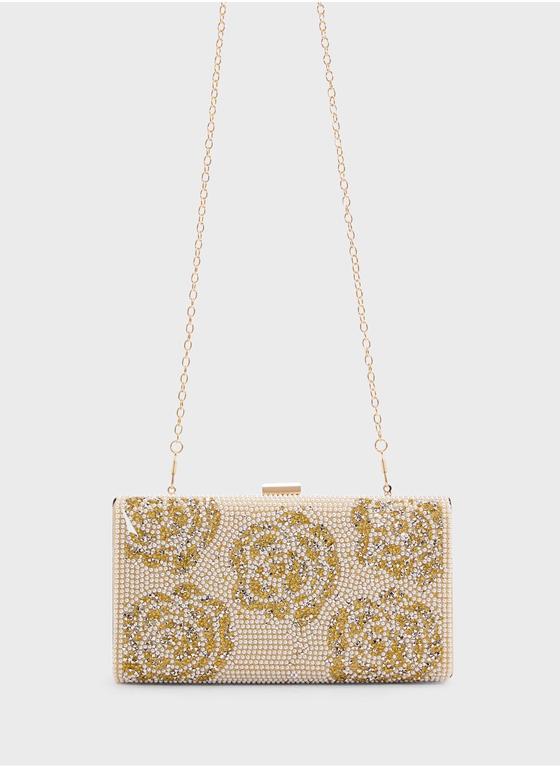 Ella Limited Edition Ladies Sparkly Clutch Bag  - Image 1