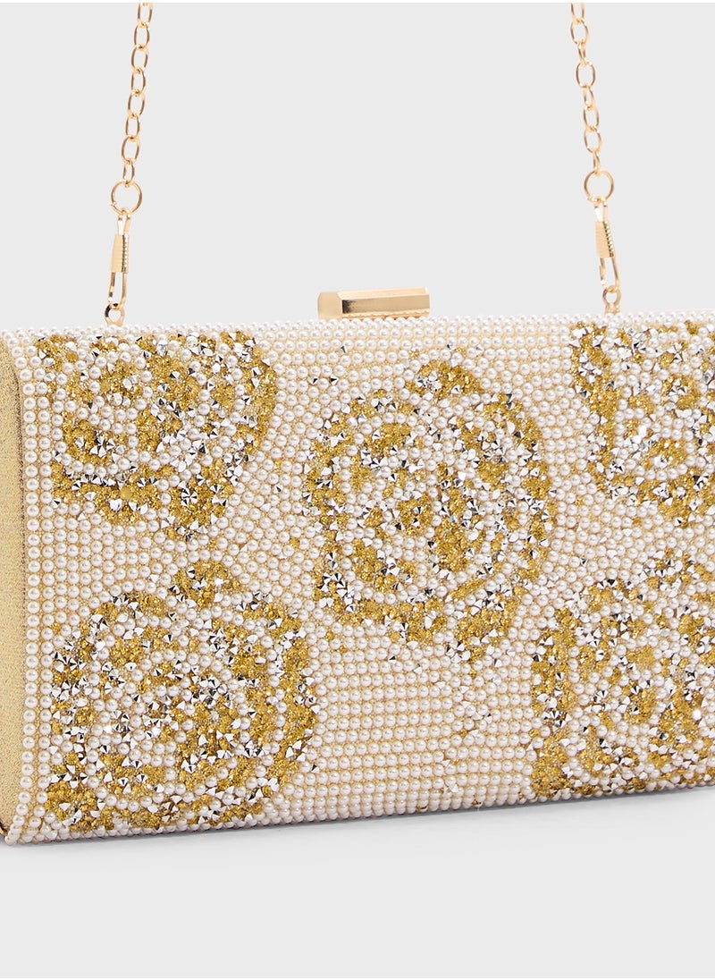 Ella Limited Edition Ladies Sparkly Clutch Bag  - Image 4