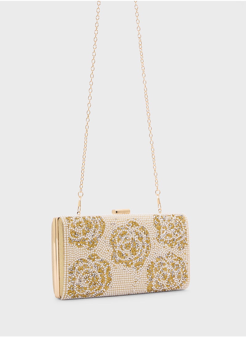 Ella Limited Edition Ladies Sparkly Clutch Bag  - Image 3