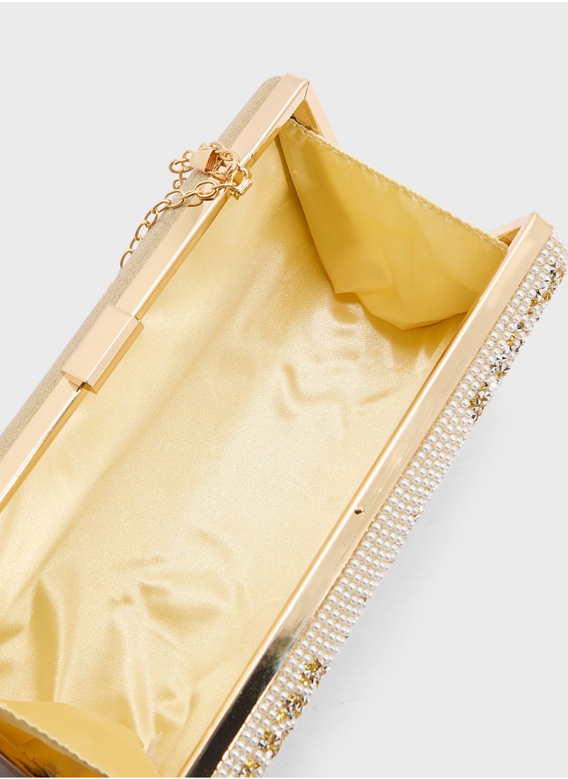 Ella Limited Edition Ladies Sparkly Clutch Bag  - Image 5