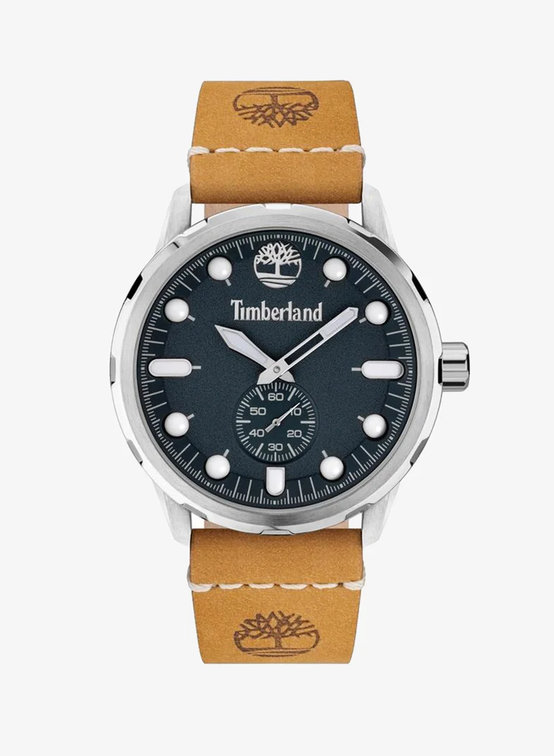 تمبرلاند Adirondack 45mm Men's Analog Watch with Wheat Leather  Strap