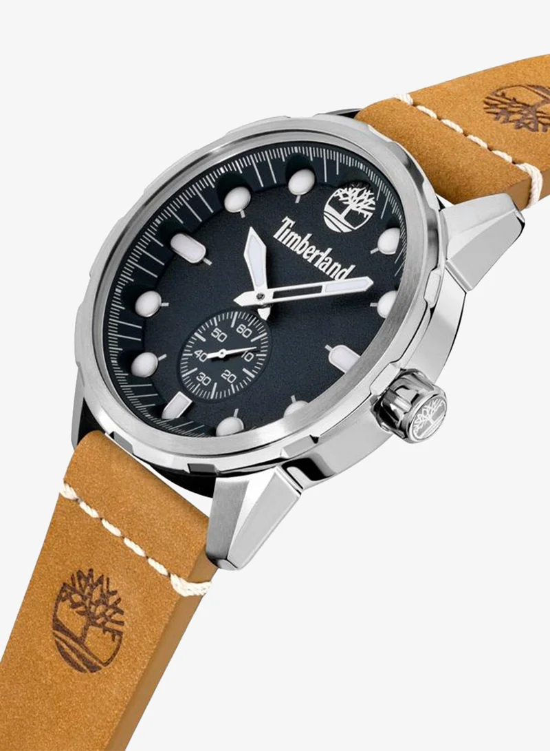 تمبرلاند Adirondack 45mm Men's Analog Watch with Wheat Leather  Strap