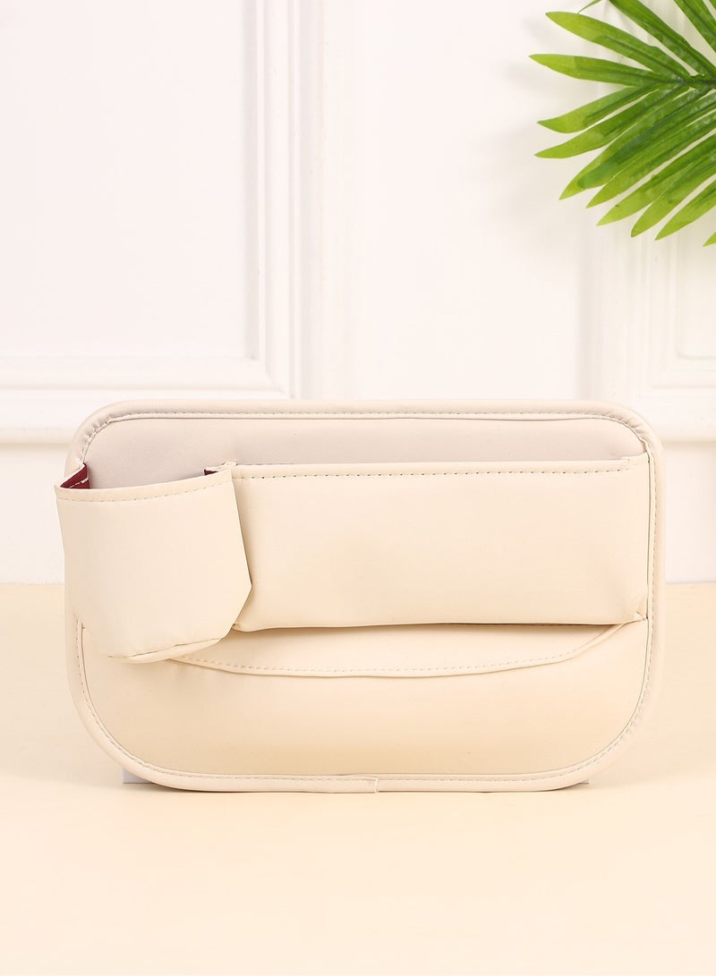 صندوق تخزين فراغ السيارة، يستخدم لتنظيم الأشياء الصغيرة داخل السيارة، منظم تخزين السيارة، تصميم موفر للمساحة، سهل التركيب والإزالة، يناسب بين المقاعد، مثالي لتخزين الهواتف، العملات، الأقلام، وغيرها من الضروريات الصغيرة، منظم الجيب الجانبي للسيارة - Image 1