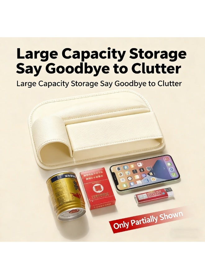 صندوق تخزين فراغ السيارة، يستخدم لتنظيم الأشياء الصغيرة داخل السيارة، منظم تخزين السيارة، تصميم موفر للمساحة، سهل التركيب والإزالة، يناسب بين المقاعد، مثالي لتخزين الهواتف، العملات، الأقلام، وغيرها من الضروريات الصغيرة، منظم الجيب الجانبي للسيارة - Image 5