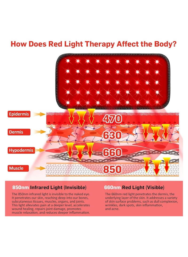 General Body red light belts, near infrared light therapy, red light therapy for shoulders, wrists, neck, knees and ankles, infrared light therapy for pain  - Image 2