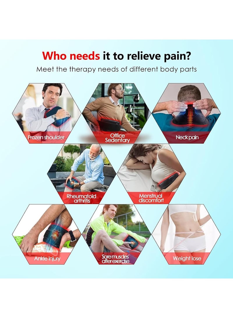 General Body red light belts, near infrared light therapy, red light therapy for shoulders, wrists, neck, knees and ankles, infrared light therapy for pain  - Image 3