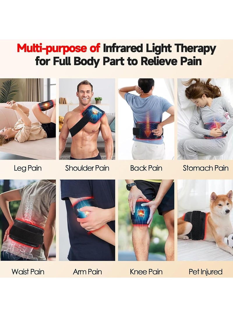 General Body red light belts, near infrared light therapy, red light therapy for shoulders, wrists, neck, knees and ankles, infrared light therapy for pain  - Image 4