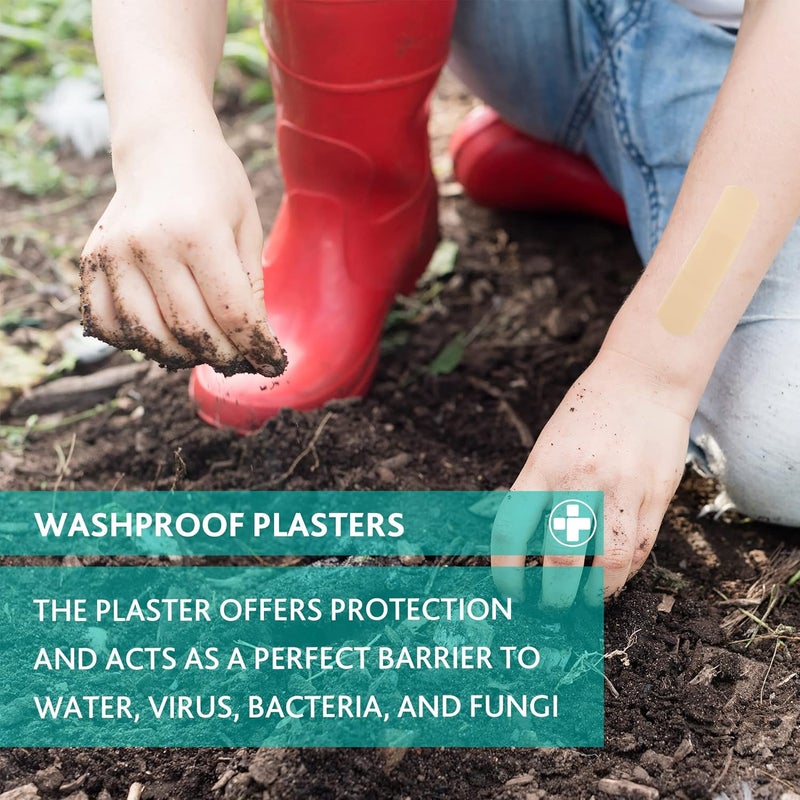 Dependaplast Washproof Plasters Assorted Flexible PU Plastic Film Secure Adhesive Breathable Waterproof Box of 100 - Image 5