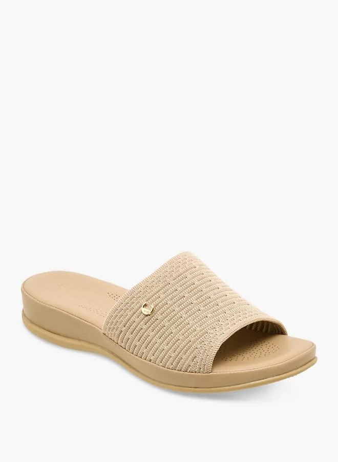لو كونفورت Women Flyknit Textured Sandals