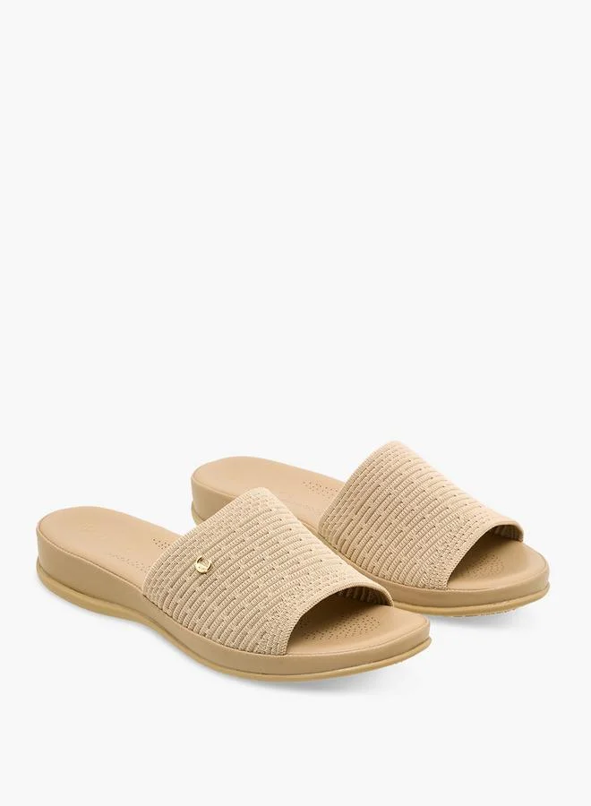 لو كونفورت Women Flyknit Textured Sandals