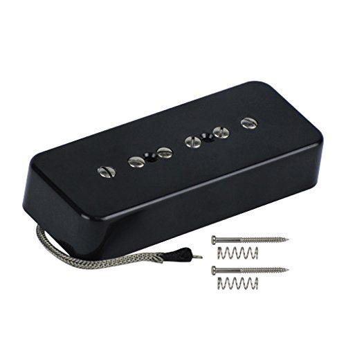 FLEOR Electric Guitar Bridge Pickup Single Coil Pickup Black P90 Soap Bar Pickups - Alnico 5 - Image 5