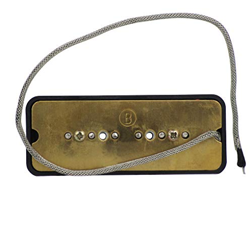 FLEOR Electric Guitar Bridge Pickup Single Coil Pickup Black P90 Soap Bar Pickups - Alnico 5 - Image 4