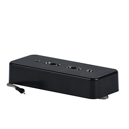 FLEOR Electric Guitar Bridge Pickup Single Coil Pickup Black P90 Soap Bar Pickups - Alnico 5 - Image 3
