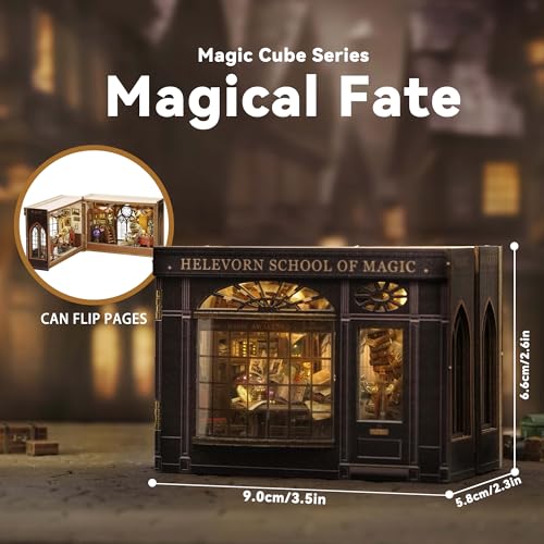 Flever Dollhouse Miniature DIY House Kit Creative Room with Furniture for Romantic Valentines Gift Magical Fate - Image 5