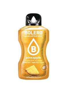 bolero Advanced Hydration Water Flavors - PINEAPPLE - 0.5L  - Image 1