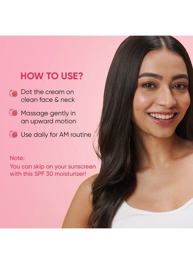 Dot & Key Pomegranate + Multi-Peptide Anti Aging Cream With Spf 30 For Sun Protection|Reduces Fine Lines&Wrinkles|48Hr Intense Moisturization|Boosts Collagen|For Mature&Normal To Dry Skin|60Ml  - Image 4