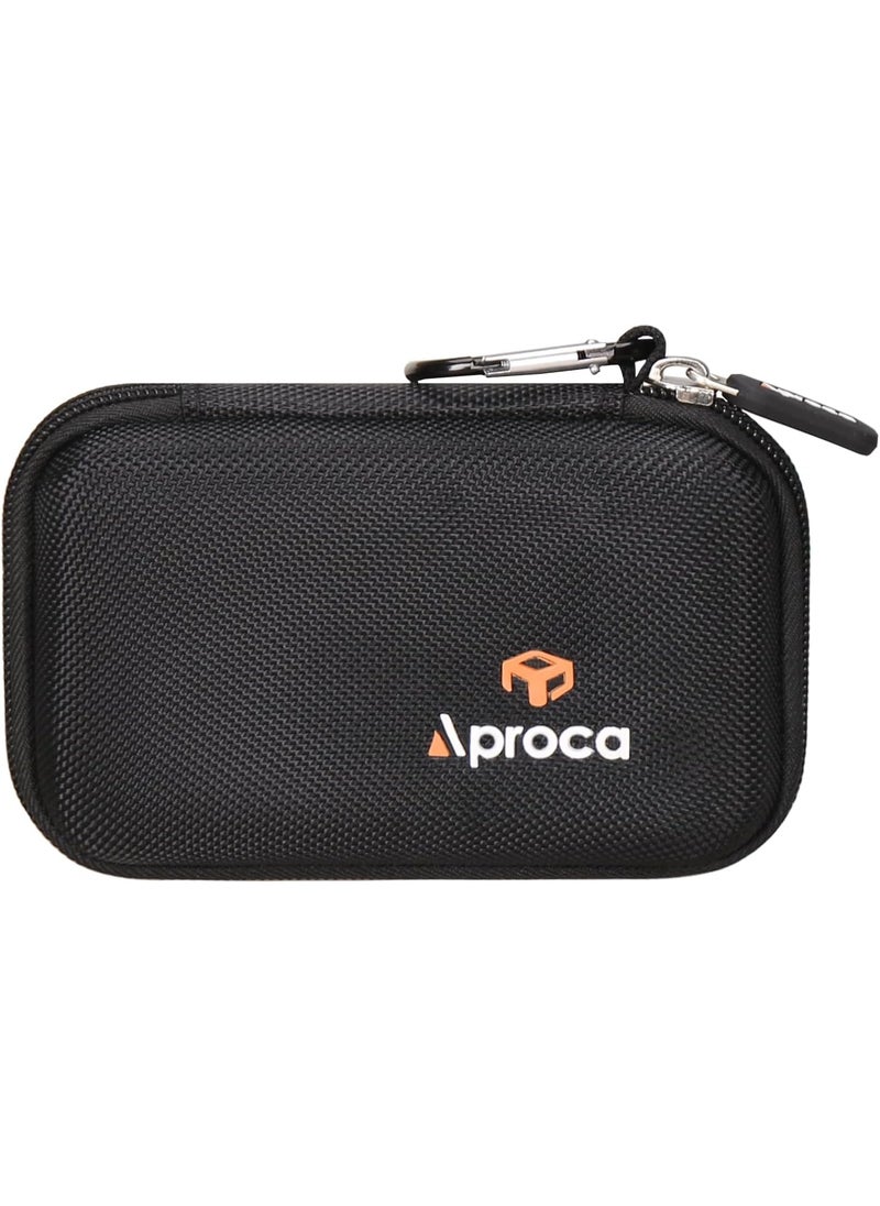Aproca Aproca Black Hard Travel Storage Case for miisso 6000mah Ultra Slim Built in Cables Power Bank Portable Charger  - Image 3