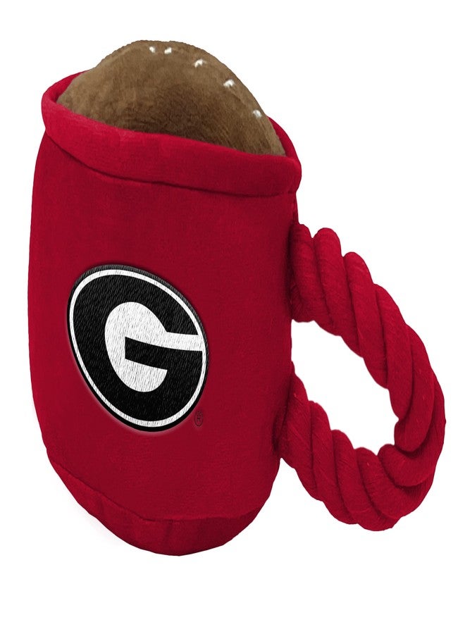 ShopInstaPets Georgia Bulldogs Dog Toys | Rope and Squeaker Toy | for All Dog Breeds | Officially Licensed (Coffee Cup) - Image 2