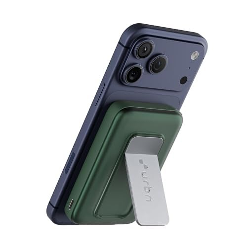 URBN 10000mAh Frost MagSafe Power Bank with Built-in Stand | 15W Magnetic Wireless Charging | 20W USB-C PD Fast Charging | Ultra Compact | Pass-Through Charging | MagTag Ring | (Camo) - Image 1