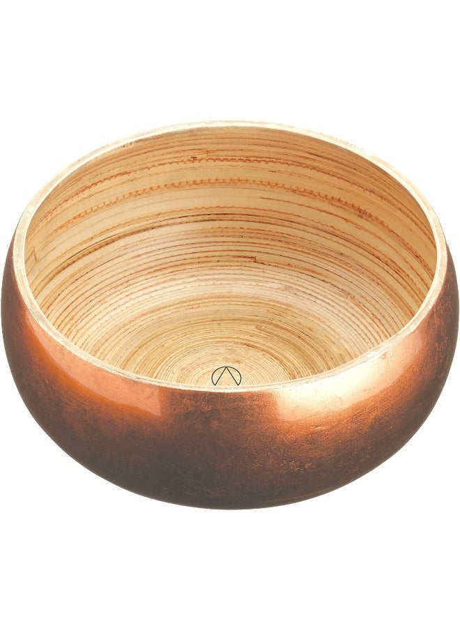 Kitchencraft Artesa Copper Finish Bamboo Serving Bowl, 20Cm, Labelled - pzsku/Z0880300F754C03686832Z/45/_/1721930888/bd094b2b-ce38-4f48-a9e9-4ce1a6079946