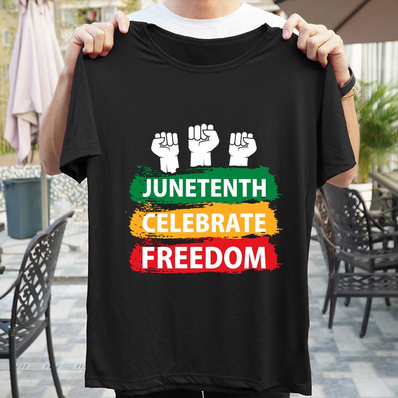 Juneteenth Day June Summer 1865 Feminist Men'S And Women'S Short-Sleeved T-Shirts - Image 4