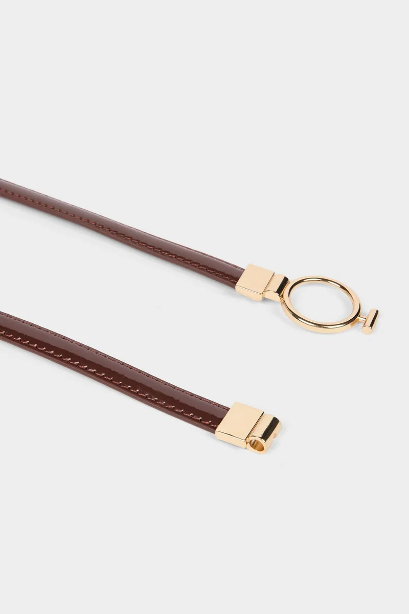 Defacto  Woman Oval Buckle Faux Leather Classic Belt for Women | Best Price UAE