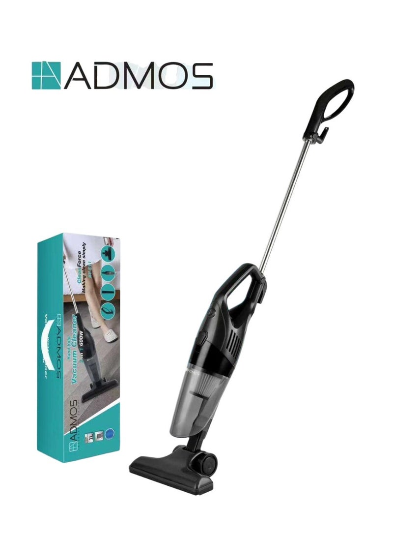 Admos Handheld 2 in 1 Vacuum With 600 Watt Power And 1 Liter Tank Capacity 4m Power Cord Powerful Suction - Image 1