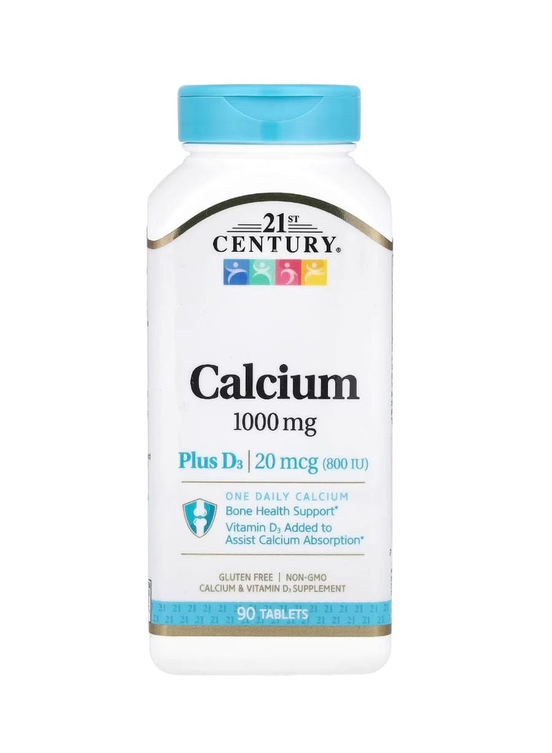 21st Century Calcium Plus D3 90 Tablets - Image 1