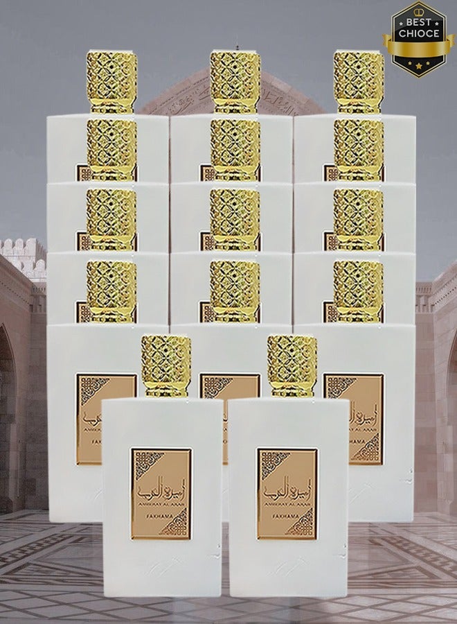 الفخامة  14 قطع عطر أميرة العرب الأبيض للنساء 100 مل - Image 1