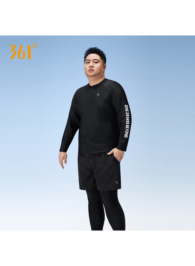 361 Men's Large Size Jellyfish Suit Diving Suit Long Sleeve Long Pants Plus Size Men's Surfing Snorkeling Full Body Swimsuit