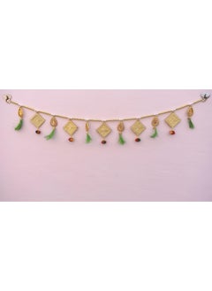 CREYENTES Creyentes Torans for Entrance Main Door for Stylish Decoration Hangings Home Traditional Bandarban Dwar Bandhan Jhumar Pooja Room Decor Shubh labh  - Image 1