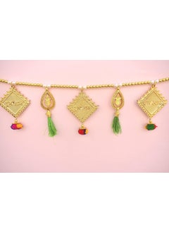 CREYENTES Creyentes Torans for Entrance Main Door for Stylish Decoration Hangings Home Traditional Bandarban Dwar Bandhan Jhumar Pooja Room Decor Shubh labh  - Image 4