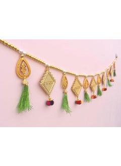 CREYENTES Creyentes Torans for Entrance Main Door for Stylish Decoration Hangings Home Traditional Bandarban Dwar Bandhan Jhumar Pooja Room Decor Shubh labh  - Image 3