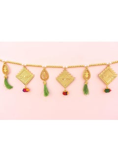 CREYENTES Creyentes Torans for Entrance Main Door for Stylish Decoration Hangings Home Traditional Bandarban Dwar Bandhan Jhumar Pooja Room Decor Shubh labh  - Image 5