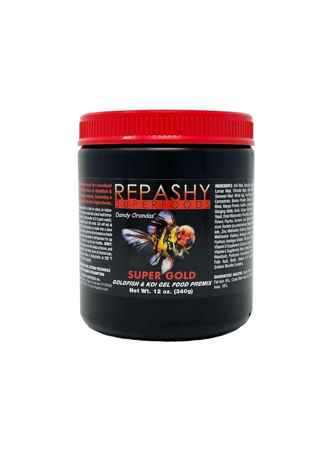 Repashy Super Gold - Goldfish and Koi Gel Food (12 Oz Jar) - Image 1