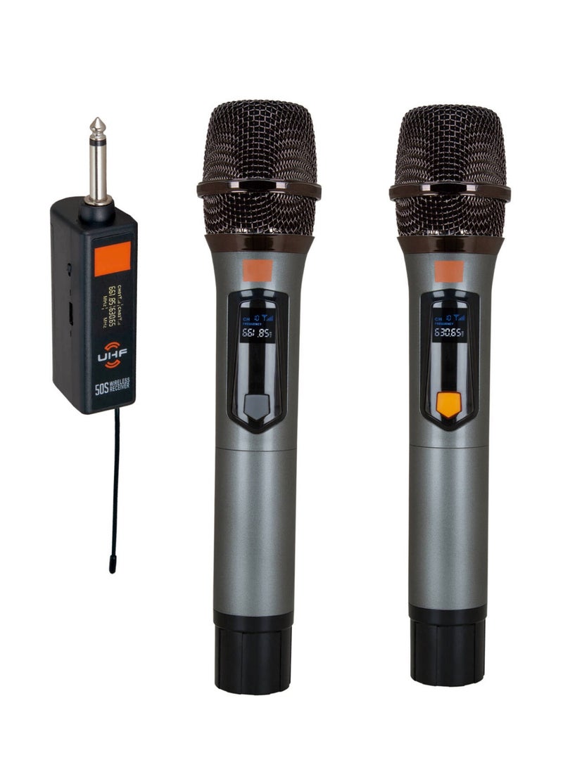 SONASHI 1500mAh Rechargeable UHF Wireless Microphone with Metal Mesh Head | High-Fidelity System for Clear Sound | Anti-Noise & Anti-Howling Design | Fixed Channel 661.85MHz | 30–50m Long-Range Performance | Type-C Charging | SMP-303 - Image 3