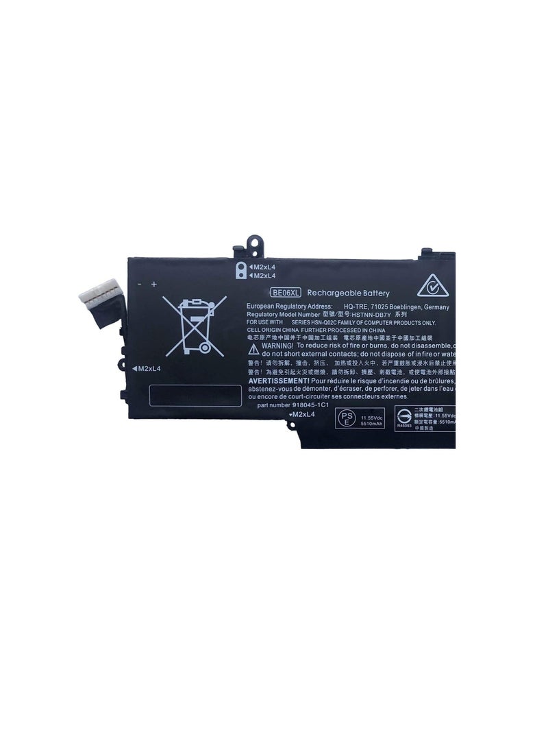 Terabyte BE06XL HSTNN-IB7V HSTNN-DB7Y 918045-1C1 918045-171 918045-2C1 918108-855 HSN-Q02C BEO6XL Laptop Battery Replacement for HP Elitebook 1040 G4 Folio Series (1) 1.55 V 67 Wh 5800 mAh) - Image 2
