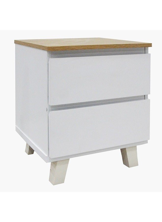 Home Box - Kulltorp Plus 2-Drawer Nightstand With Legs 40 x 51.4 x 40.5 cm - Image 1