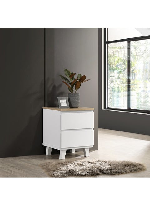 Kulltorp Plus 2-Drawer Nightstand With Legs 40 x 51.4 x 40.5 cm