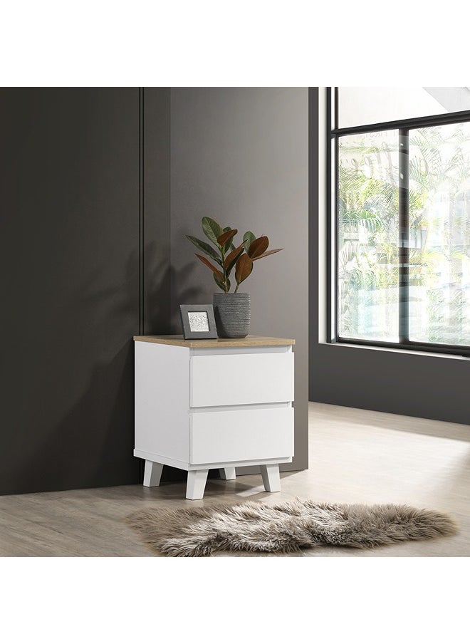 Home Box - Kulltorp Plus 2-Drawer Nightstand With Legs 40 x 51.4 x 40.5 cm - Image 1