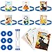 Sumind Headband Game Fun Heads Up Guessing Game Quick Question Cards Set Includes Headbands Picture Cards Scoring Coins Sand ClockAnimal Style - Image 2