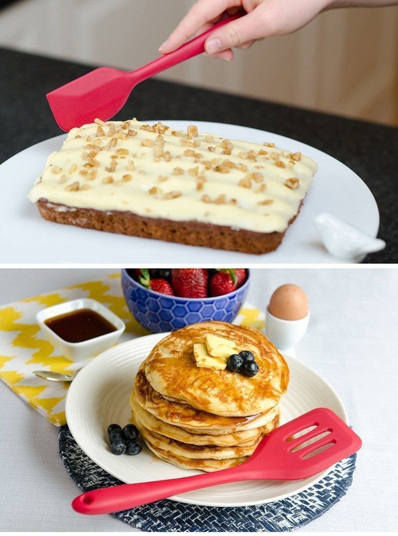 GBEX Cooking Tool 5pcs Silicone NonStick Spatulas Shovel Eggbeater Brush Cooking Tool Utensil Set Multi ColorPack of 1 - Image 5