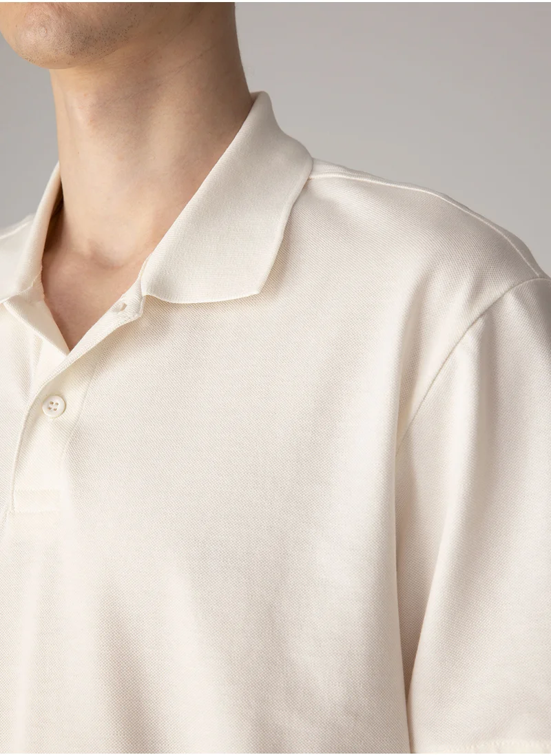 ديفاكتو New Regular Fit Short Sleeve Polo Shirt