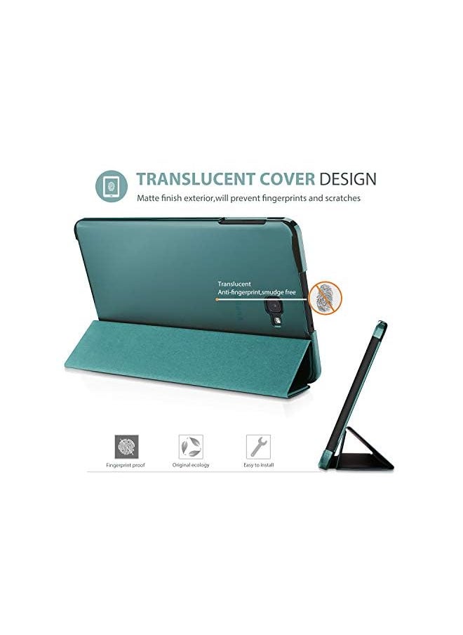 Old Model Galaxy Tab A 10.1 Case Sm-T580 T585 T587, Slim Lightweight Stand Shell Smart Cover For Old 10.1 Inch Galaxy Tab A Tablet 2016 Model (Emerald)