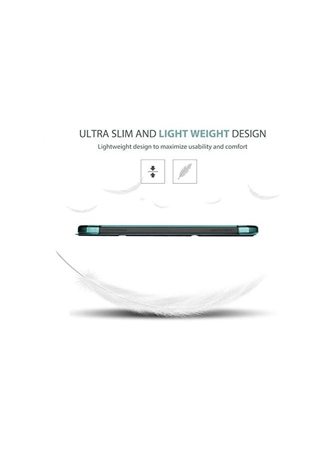 Old Model Galaxy Tab A 10.1 Case Sm-T580 T585 T587, Slim Lightweight Stand Shell Smart Cover For Old 10.1 Inch Galaxy Tab A Tablet 2016 Model (Emerald)