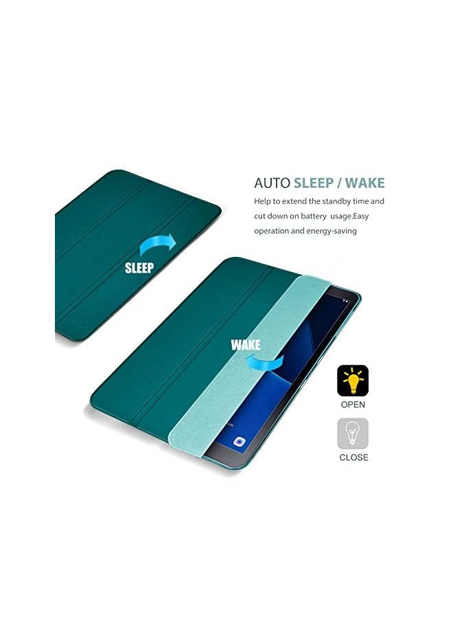Old Model Galaxy Tab A 10.1 Case Sm-T580 T585 T587, Slim Lightweight Stand Shell Smart Cover For Old 10.1 Inch Galaxy Tab A Tablet 2016 Model (Emerald)