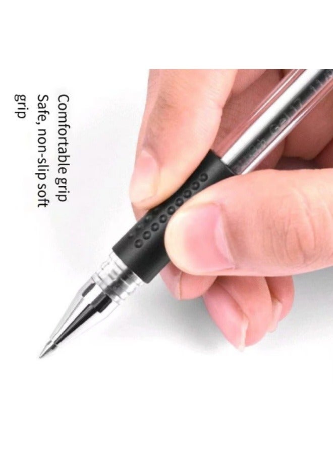 9 Pack Black Red Blue Ink Ballpoint Pen 0.5mm Gel Pen - Image 4