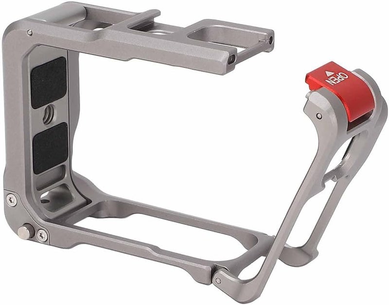 Aluminum Alloy Camera Cage Flip Top Design Expandable Cold Shoe Mount For Pro 2 - Image 4