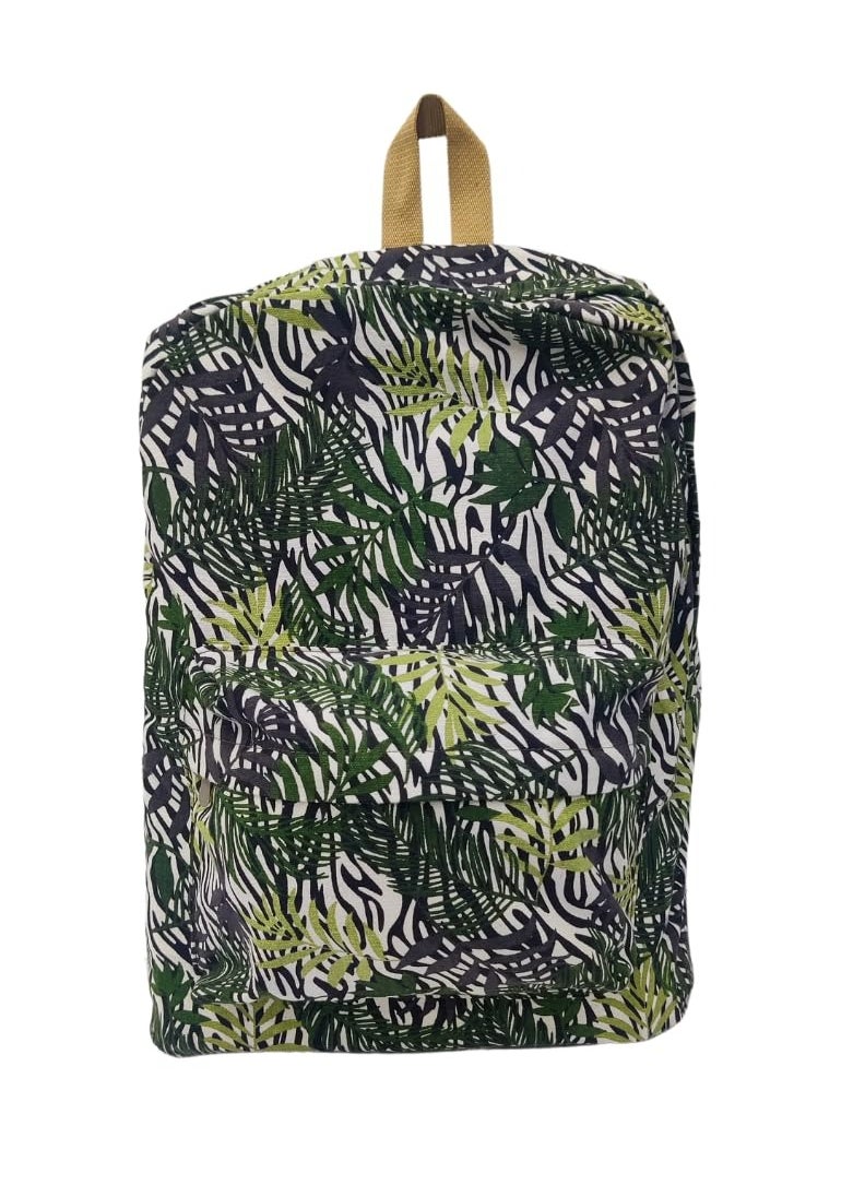 Earthsafe - Earthsave Casual Cotton Backpack for Boys Girl Water Resistant Laptop Backpack for Office and College - Image 1